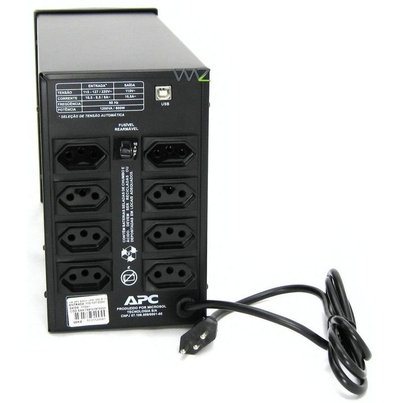112917-2-OPEN_BOX_APC_Back_UPS_Preto_BZ1200_BR_112917-5