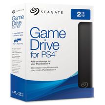 HD Externo Portátil 2TB USB 3.0 Seagate Playstation 4 Game Drive - STGD2000400 - Preto/Azul