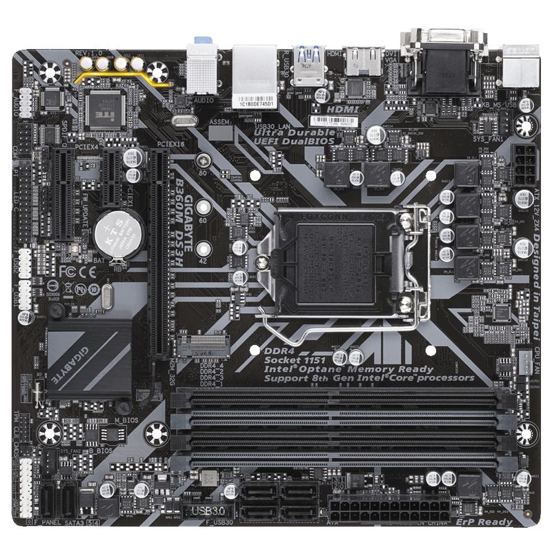 116302-2-Placa_mae_LGA_1151_Gigabyte_B360M_DS3H_Micro_ATX_116302