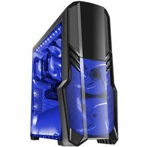 Gabinete ATX - K-Mex Mercenário CG-01FA (c/ janela) - Preto