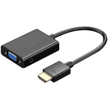 Cabo Adaptador de Vídeo - HDMI > VGA - (c/ áudio) - Preto - Rhos 1917