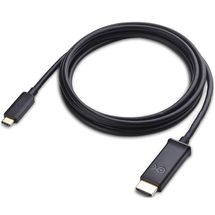 Cabo Adaptador de Vídeo - USB-C > HDMI 1,8m - Cable Matters 201062-BLK-1.8M (Preto, 4K@60Hz, Thunderbolt 3)