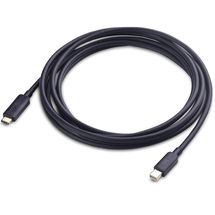 Cabo Adaptador de Vídeo - USB-C > Mini Displayport 1,8m - Cable Matters 201076-BLK-6 (Preto, 4K@60Hz, Thunderbolt 3)