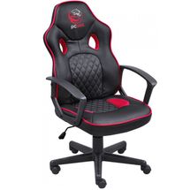 Cadeira Gamer PCYes Mad Racer STI Master MADSTIMSVM (Preto / Vermelho, até 120kg, encosto e braços fixos) - 28221