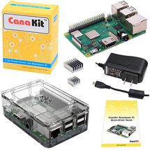 Computador Raspberry Pi 3 B+ (Quad-Core 1.4GHz, 1GB RAM, Wi-fi, Bluetooth, HDMI) kit c/ Gabinete e Fonte