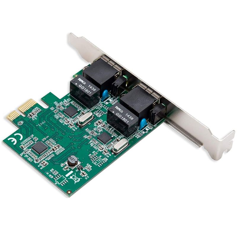 116230-3-Placa_de_Rede_2x_Gigabit_PCI_E_SYBA_SD_PEX24041_116230