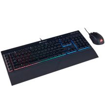 Teclado e Mouse - USB - Corsair K55 + Harpoon RGB Combo - Preto - CH-9206115-BR