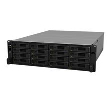 NAS Synology Rackstation 16 baias RS2818RP+ 3U (Atom C3538, 4GB DDR4, 4x 1GbE LAN, 1x PCIe x8 slot, 2x PSU, sem discos)