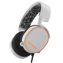 Fone de Ouvido (c/ mic) - 3,5mm/USB Headset SteelSeries ARCTIS 5 Branco - 61444