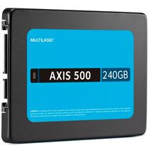 SSD - 2,5pol / SATA3 - 240GB - Multilaser Axis 500 - SS200BU - Industria