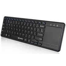 Teclado - Sem fio - C3 Tech Wireless c/ touchpad - Preto - K-WT100BK