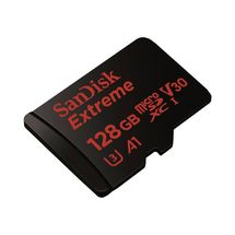 Cartão de memória - microSDXC - 128GB - Sandisk Extreme UHS-3 - SDSQXAF-128G-GN6MA
