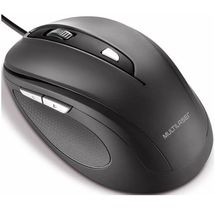 Mouse Comfort - USB - Multilaser - MO241 - (6 Botões, Preto)