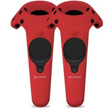 Proteção plástica para HTC Vive Controller (Controle para HTC Vive) Vermelha - (2 unidades) - B01LEZO21W