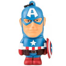 Pendrive USB 2.0 - Avengers Marvel Vingadores - Capitao America - 8GB - Multilaser - PD080