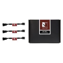 Cabo Adaptador p/ ventoinha - 4 pinos (pack com 3 unidades) - 8cm - Noctua Low-Noise Adaptor - NA-SRC7