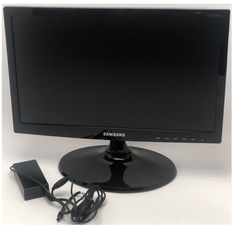 116858-1-SEMINOVO_Monitor_LED_185pol_Samsung_LS19C301_Widescreen_Preto_116858