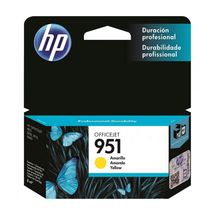 Cartucho de tinta HP 951 - CN052AB Amarelo P/ OFFICEJET 8100/ 8600/ 8600 PLUS