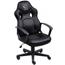 Cadeira Gamer PCYes Mad Racer STI Master MADSTIMSPT (Preto, até 120kg, encosto e braços fixos)