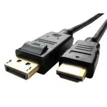 Cabo de Vídeo - Displayport 1.1 - 1,8m  - Dourado - Rohs 2150
