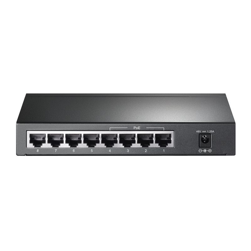 116962-3-Switch_8_Portas_Gigabit_PoE_TP_Link_Preto_TL_SG1008P_rev3_0_116962