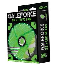 Cooler Gabinete 12cm Gamemax Led Verde - GF12B