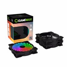 Cooler Gabinete 12cm Gamemax RGB (pack com 3) - CL300