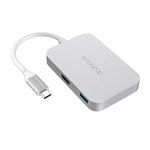 117105-1-Hub_USB_C_3_1_5_em_1_3_portas_USB_3_0_1_x_USB_C_1_x_HDMI_HD_4K_DodoCool_DC31S_Prata_117105