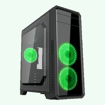 Gabinete ATX - Gamemax ECO G561F Preto - Led Verde
