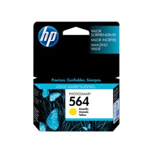 Cartucho de tinta HP 564 - CB320WL A JATO DE TINTA AMARELO
