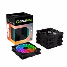 Cooler Gabinete 12cm Gamemax RGB (pack com 4) - CL400