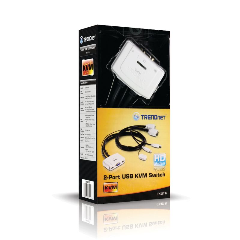 117411-1-Chaveador_KVM_2_Portas_TRENDnet_Usb_Teclado_Video_Mouse_Tk_217I_117411