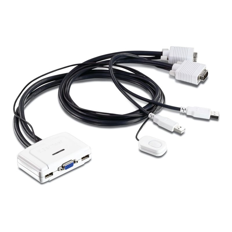 117411-2-Chaveador_KVM_2_Portas_TRENDnet_Usb_Teclado_Video_Mouse_Tk_217I_117411