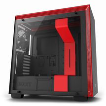 Gabinete ATX - NZXT H700 (c/ vidro temperado) - Preto/Vermelho - CA-H700B-BR