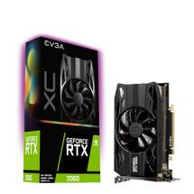 Placa de vídeo - NVIDIA GeForce RTX 2060 (6GB / PCI-E) - XC EVGA 06G-P4-2063-KR