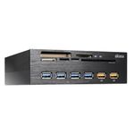 117954-1-Leitor_de_Cartao_Externo_para_baia_5_25_com_4_USB_3_0_2_USB_2_0_AKASA_AKHC07BK_117954