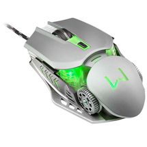 Mouse Gamer Mecânico 3200 DPI Grafite Warrior - Multilaser - MO268