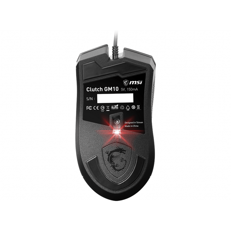 117779-4-Mouse_USB_Clutch_GM10_GAMING_Preto_MSI_117779