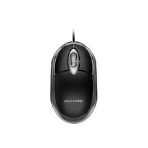 Mouse - USB - Multilaser Classic - Preto - MO179