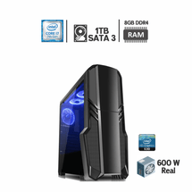 PC Gamer - Computador WAZ - wazPC GameOn Flex 7 - A7 (Core i7 7th Gen, HD 1TB, 8GB DDR4, Fonte 600W Real)