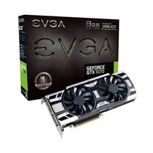 Placa de vídeo - NVIDIA GeForce GTX 1070 (8GB / PCI-E) - EVGA Gaming - 08G-P4-6571-KR
