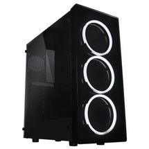 Gabinete ATX - Raidmax NEON G21 led Branco - PRETO