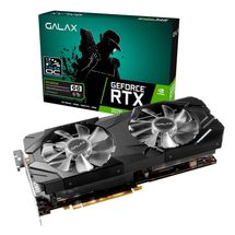 Placa de vídeo - NVIDIA GeForce RTX 2070 (8GB / PCI-E) - Galax 1-Click Oc 27NSL6MPX2VE