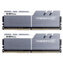 Memória DDR4 - 32GB (2x 16GB) / 3.200MHz - G.Skill Trident Z - Prata / Branco - F4-3200C16D-32GTZSW
