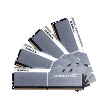 Memória DDR4 - 64GB (4x 16GB) / 3.200MHz - G.Skill Trident Z - Prata / Branco - F4-3200C16Q-64GTZSW