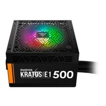 Fonte ATX - 500W - Gamdias Kratos 80 Plus RGB E1-500W