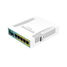 Roteador Mikrotik RB960PGS Routerboard hEX PoE (5x LAN c/ 4x PoE, SFP, USB, 800MHz CPU, 128MB RAM, RouterOS L4)