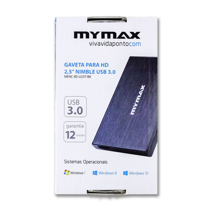 118782-1-Gaveta_Externa_2_5pol_SATA_USB_3_0_Nimble_Mymax_Preto_8782_118782