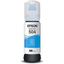 Refil de Tinta Epson 504 T504220-AL Ciano (p/ impressoras L6171, L4150, L4160)