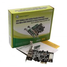 Controladora Firewire 400/800 PCI-E Syba - SY-PEX30016 (2 portas 1394B + 1 porta 1394A)